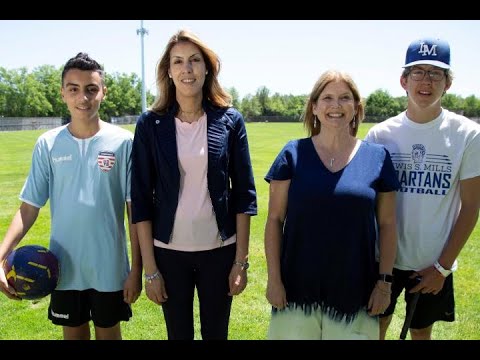 Heart At Work: Pharmacists Nisrine and Holly Vaccinate their Sons