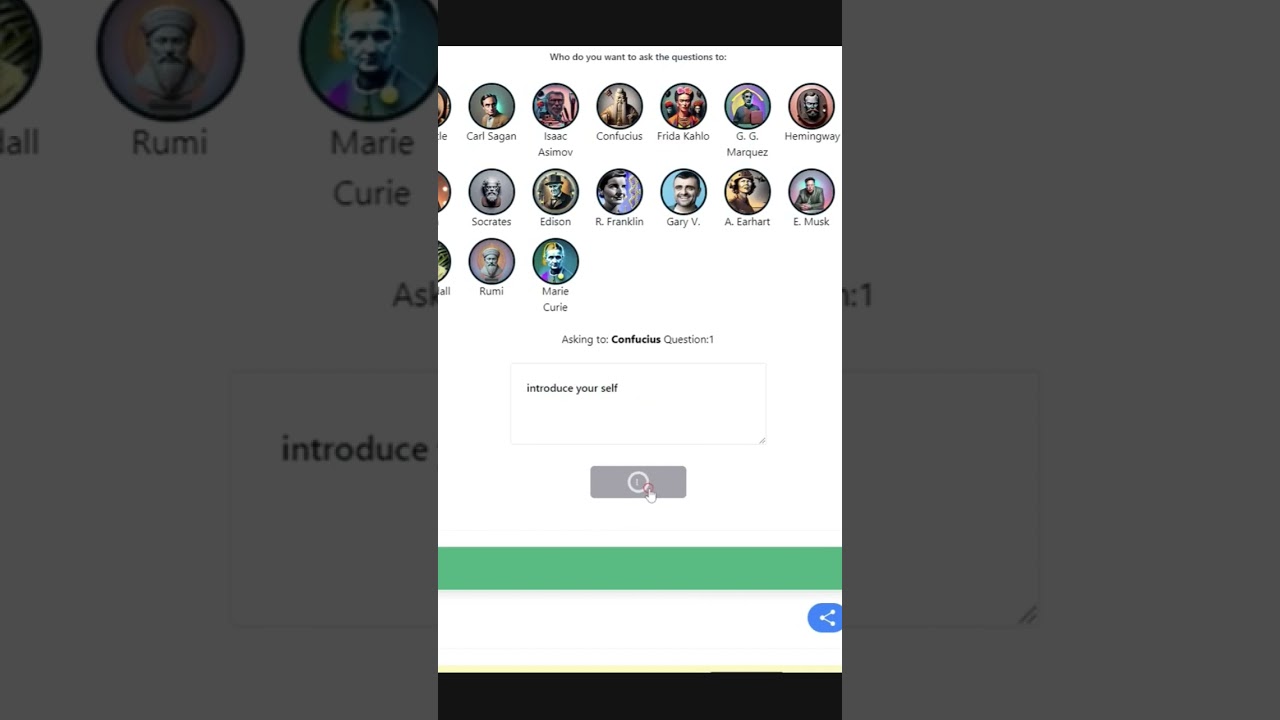 an Ai tool that lets you chat with historian and public figures askthee.vercel.app #shorts #ai
