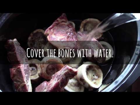 Easy Homemade Bone Broth (made in Crock-pot)