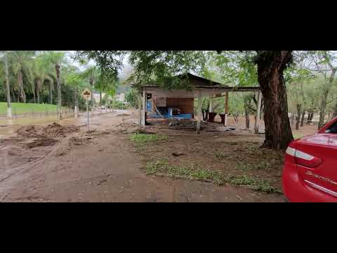 Enchente Rio Grande do Sul 2024 Nova Palma - Acesso ao Balneário