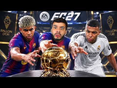 QUEM VAI GANHAR A BOLA DE OURO NO MODO CARREIRA JOGADOR DO FC 27? 😱