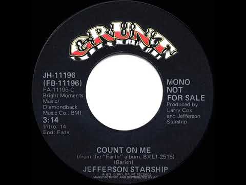 1978 Jefferson Starship - Count On Me (mono radio promo 45)