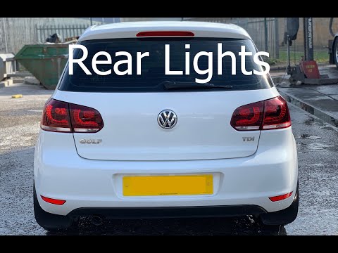VW MK6 Golf Outer Rear Light Removal How to Remove 2008-2014 5k