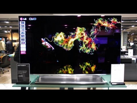 LG 55EM970V 55-Inch OLED TV Hands On At Harrods