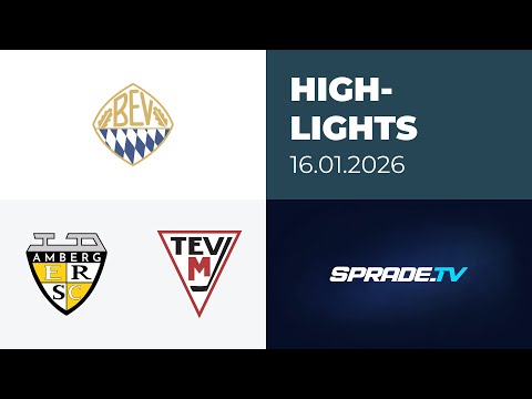 16.01.2026 - Highlights - ERSC Amberg vs. TEV Miesbach