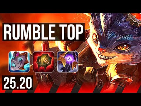 RUMBLE vs AATROX (TOP) | 10/3/7 | KR Master | 25.20