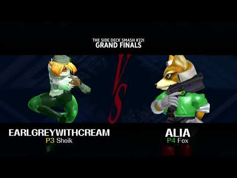 The Side Deck Smash #221 - EarlGreyWithCream (Sheik) vs Alia (Fox) - Grand Finals - SSBM