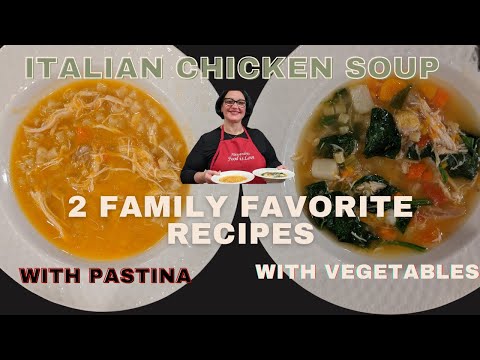 Italian chicken soup recipe - Chicken soup with...