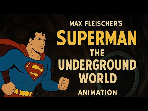 Max Fleischer's Superman | The Underground World | 1943 | Animation | Superhero | SciFi