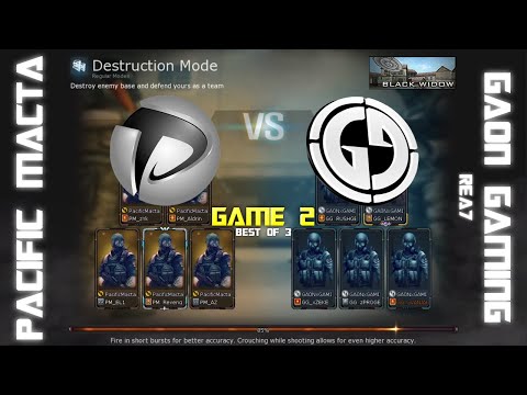 PACIFIC MACTA vs GAON GAMING-REA7 | BLACKWIDOW | BO3 GAME 2