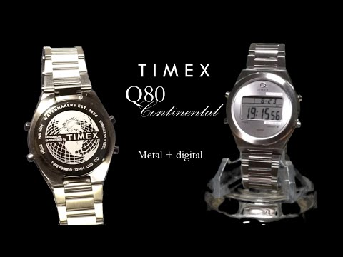 Full Metal Digital Timex Q80 Continental Watch Review