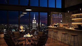 New York Coffee Shop Ambience ☕ Relaxing Jazz Instrumental Music For Good Mood, Work, Study