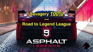 Asphalt 9 Multiplayer - The moment you become SAVAGE: Road to Legend with 2 Star Hemi