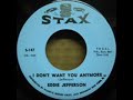 Eddie Jefferson - I Don't Want You Anymore Stax S-147 1964