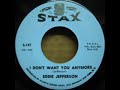 Eddie Jefferson - I Don't Want You Anymore Stax S-147 1964