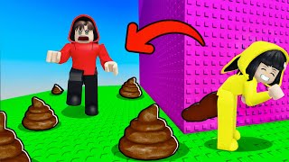 Yuta, Mio Dan BAby Celine Naik Tower Yang Dipenuhi Poop || ROBLOX