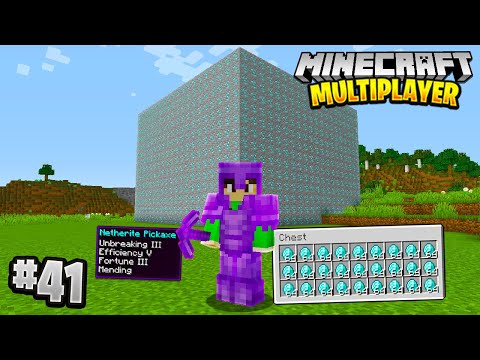 MINING 1000 DIAMONDS in Minecraft Multiplayer Survival! (Episode 41)
