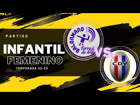 PARTIDO INFANTIL FEMENINO. TORREJÓN  vs VALLECAS. TEMPORADA 22/23 - 22/10/2022