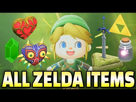 ALL 28 Zelda Items in ACNH 3.0 & How To Get Them!