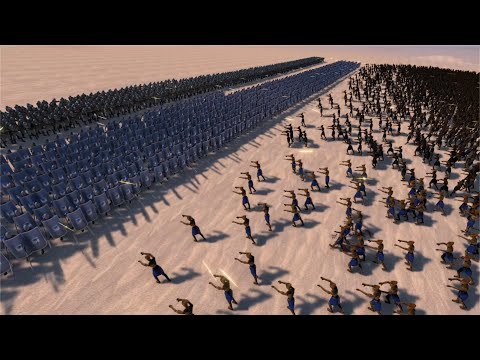 SPEARMEN + GERMAN WW2 SOLDIERS VS GIANT MUMMIES ARMY - UEBS MODS - Ultimate Epic Battle Simulator