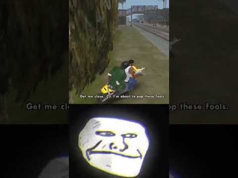 IQ 7,000,000 OUTPLAY - GTA San Andreas #shorts #gtasanandreas #