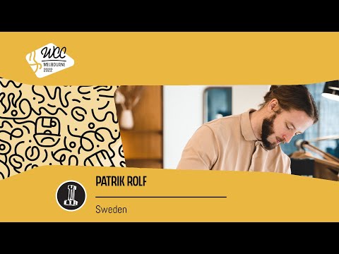 Patrik Rolf, Sweden — 2022 World Barista Championship: Round One