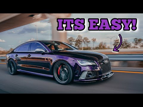 I Transform My BASIC Looking Audi Rs7 INTO A SHOWSTOPPER!