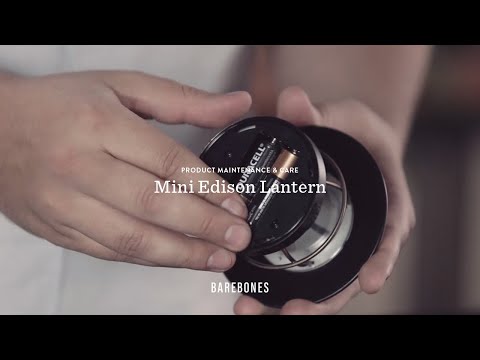 Barebones Living How to Power the Mini Edison Lantern