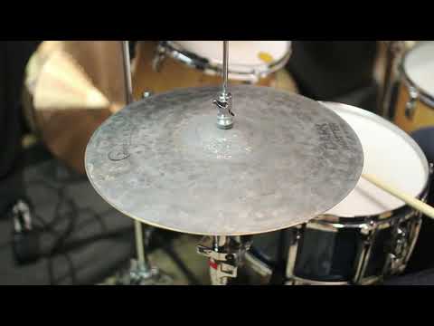 Dream 15" Dark Matter Hi Hats - 1351g/1506g (video demo) image 2