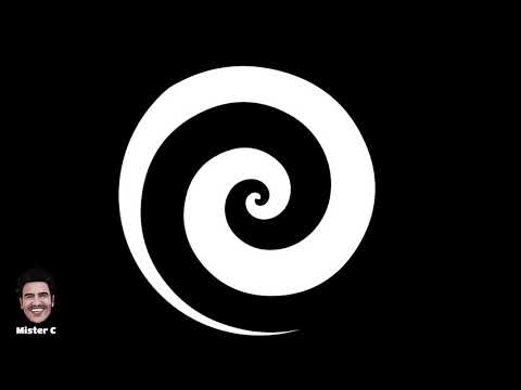3 minute optical illusion spiral