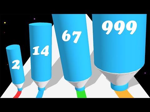 Crayon Rush 3D - Color Math Games (Freeplay, Original)