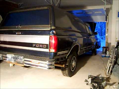 12-29-12 93 F250 transmission install and cold start after 1-1/2 years