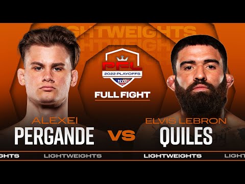 Alexei Pergande vs Elvis Lebron Quiles full fight