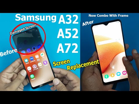 Samsung A32 / A52/ A72 Damaged LED Screen Replacement || Samsung A32 Combo Folder Fix