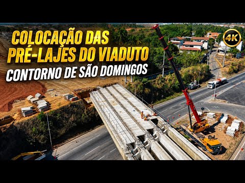 IÇAMENTO DAS PRÉ LAJES - Contorno de São Domingos-Serra/Es