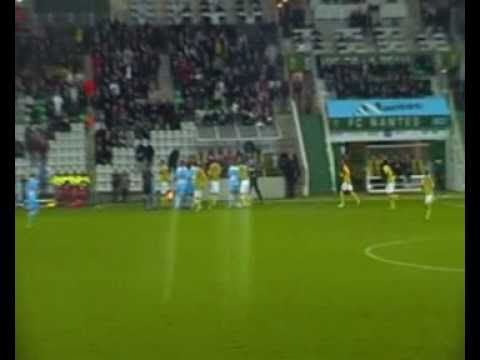 Bagarre générale FC Nantes - AC Ajaccio 11/03/2011 : Andy Delort à l'état brute