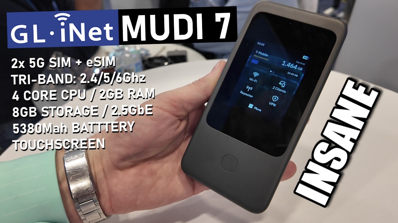Gl.iNet Mudi 7 SIM Router Revealed - The BEST SIM ROUTER EVER?