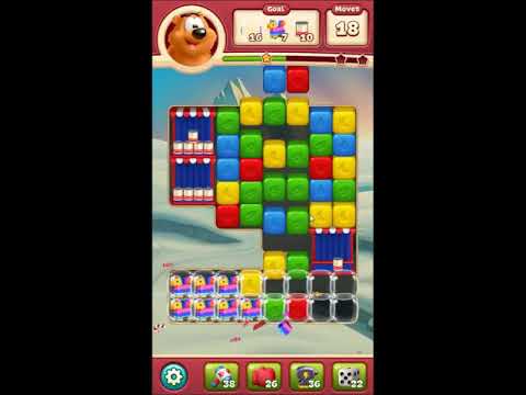 Toon Blast Level 2396 - NO BOOSTERS 🐻🐺🐱 | SKILLGAMING ✔️