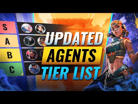 NEW UPDATED BEST Agents TIER LIST- Valorant Patch 2.09