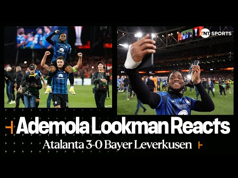 "BEST NIGHT OF MY LIFE!" 😁 | Ademola Lookman | Atalanta 3-0 Bayer Leverkusen | Europa League Final