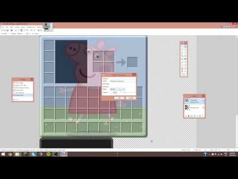 How to make custom GUI's for Minecraft in paint.NET