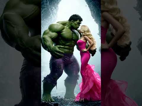 Hulk vs Barbie #reels  #hulk #foryou  #barbie  #marvel    #marvelfusion