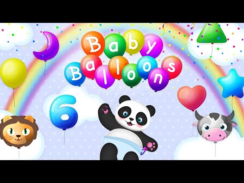Baby Balloons Educational Game for children - YouTube