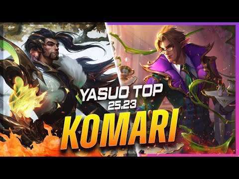 Komari - Yasuo vs Vladimir TOP Patch 25.23 - Grandmaster Yasuo Gameplay