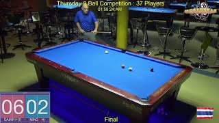 Thursday 9 Ball Competition :  02/05/24