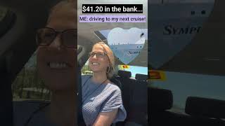 Me, Solo, Broke but Cruising Anyway. I don't care. I LOVE IT!  😎🛳