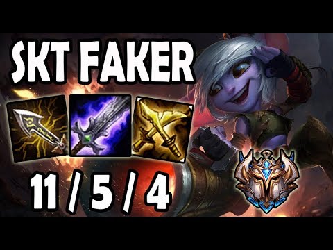 Faker TRISTANA vs RENEKTON [ MID ] Lol Challenger Korea