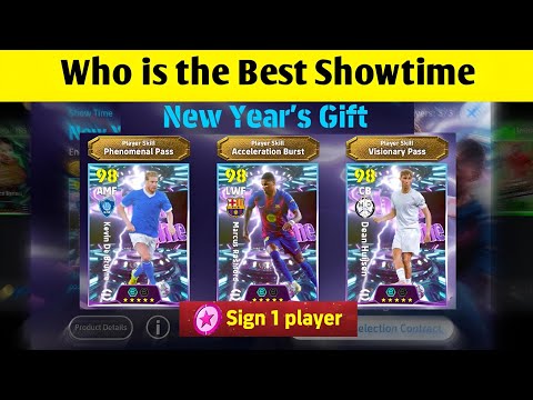Who is the Best Free New Years Gift Showtime Selection Contract Players in efootball 2026 Mobile