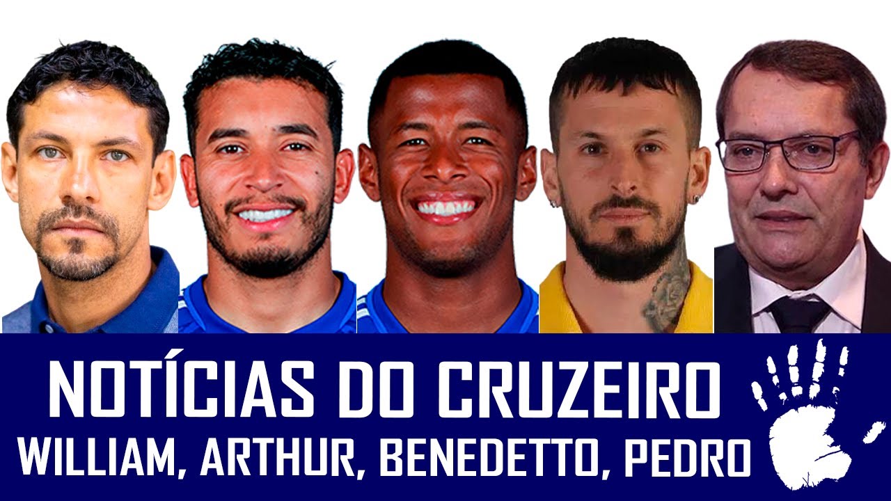NOTÍCIAS DO CRUZEIRO: BENEDETTO, PEDRINHO, WILLIAM, ARTHUR GOMES, MOISÉS E MANDO RECUPERADO