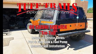 S3 E6 Geo Tracker Fuel Tank and Fuel Pump Removal and Installation